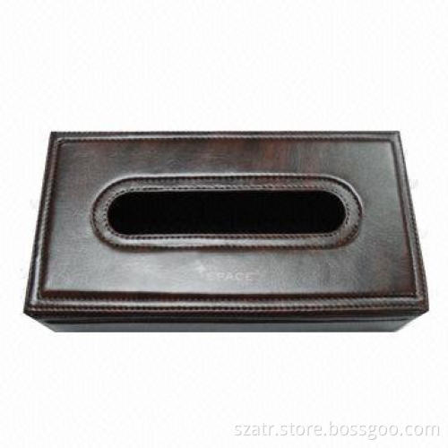 Genuine Leather Tissue Box with 14.9kg Gross Weight